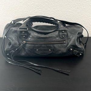 Vintage Balenciaga Twiggy Bag Black